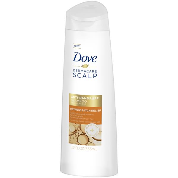 Dove Dermacare Scalp Dryness & Itch Relief AntiDandruff Shampoo 12 oz