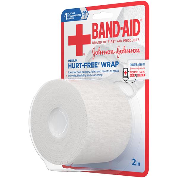 BandAid First Aid Medium 2 in. HurtFree Wrap HyVee Aisles Online