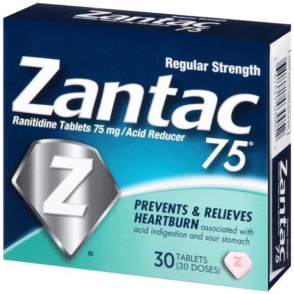 Zantac 75 Acid Reducer Tablets | Hy-Vee Aisles Online Grocery Shopping