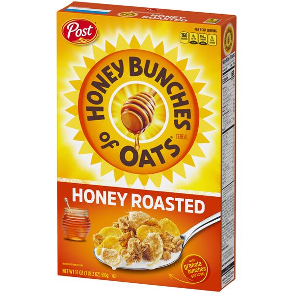 Post Honey Bunches of Oats Crunchy Honey Roasted Cereal | Hy-Vee Aisles ...