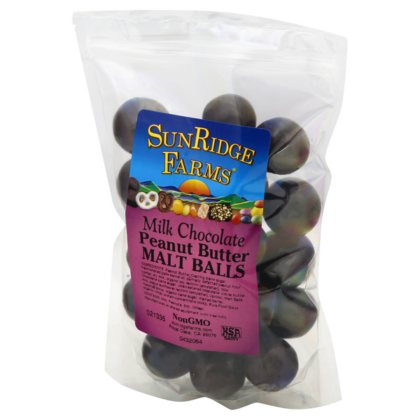 Milk Chocolate Peanut Butter Malt Balls - SunRidge Farms