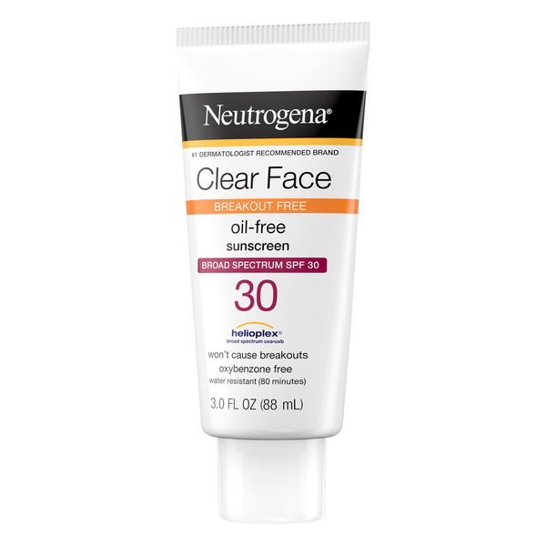 Neutrogena Clear Face Liquid-Lotion Sunscreen Broad Spectrum SPF 30 ...