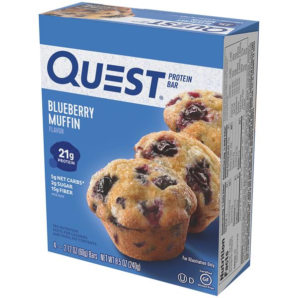 Quest Blueberry Muffin Protein Bar 42.12 oz. Bars HyVee Aisles