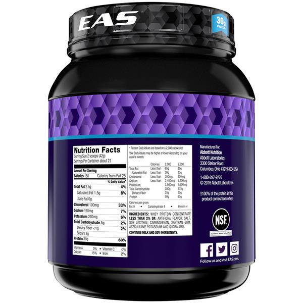 Eas 100 Whey Vanilla Protein Powder Hy Vee Aisles Online Grocery Shopping 8673