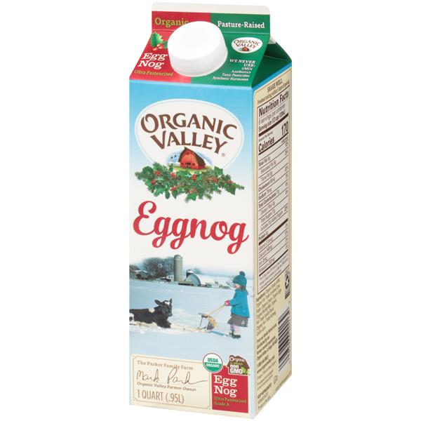 Organic Valley Ultra-Pasteurized Organic Eggnog | Hy-Vee Aisles Online ...