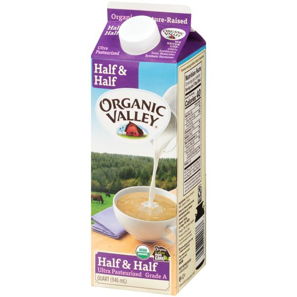 Organic Valley Half & Half | Hy-Vee Aisles Online Grocery Shopping