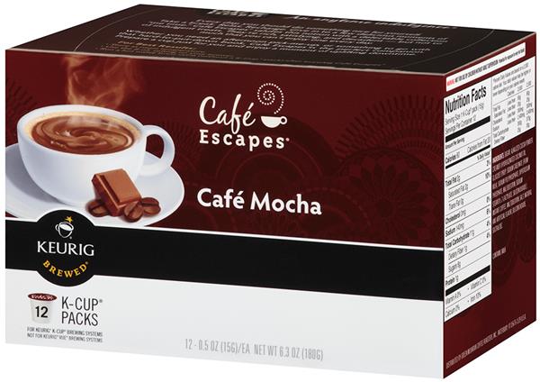 Cafe escapes outlet mocha