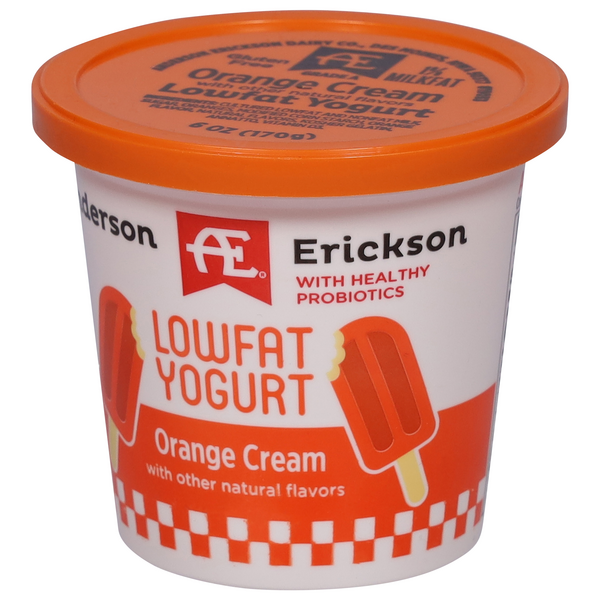 Anderson Erickson Dairy Lowfat Orange Cream Yogurt | Hy-Vee Aisles