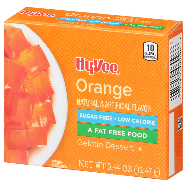 Hy-Vee Sugar Free Orange Gelatin Dessert | Hy-Vee Aisles Online