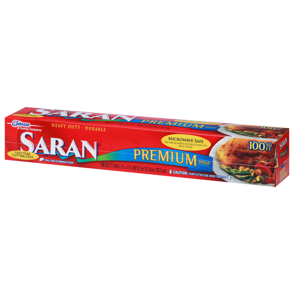 Save on Saran Wrap Premium Heavy Duty Plastic Food Wrap Order Online  Delivery