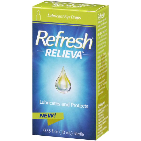 Refresh Relieva Lubricant Eye Drops | Hy-Vee Aisles Online Grocery Shopping