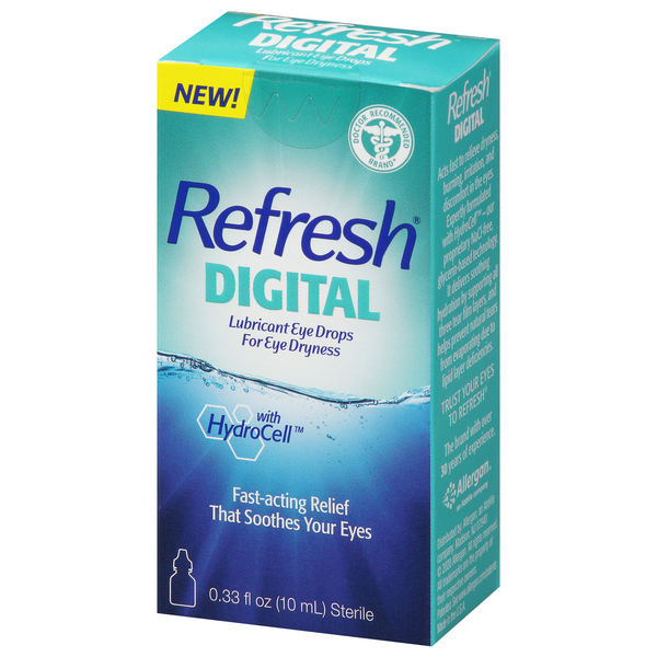 Refresh Digital with HydroCell Lubricant Eye Drops | Hy-Vee Aisles ...