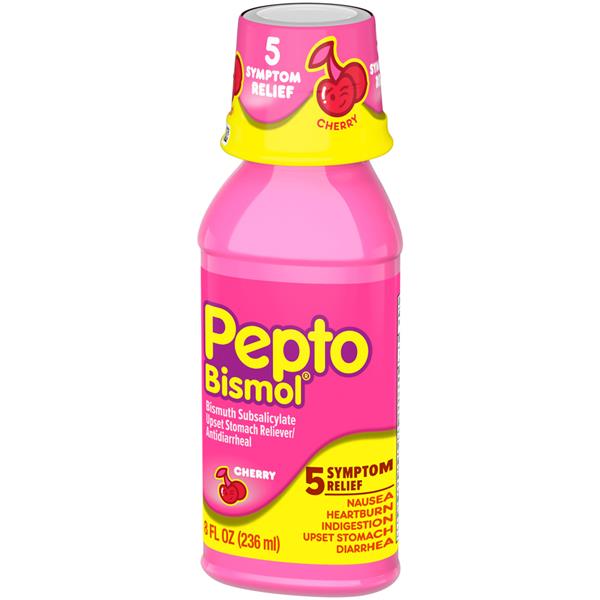 Pepto-Bismol Cherry 5 Symptom Digestive Relief | Hy-Vee Aisles Online ...