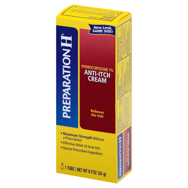 Preparation H Anti-Itch Hemorrhoid Treatment Cream with