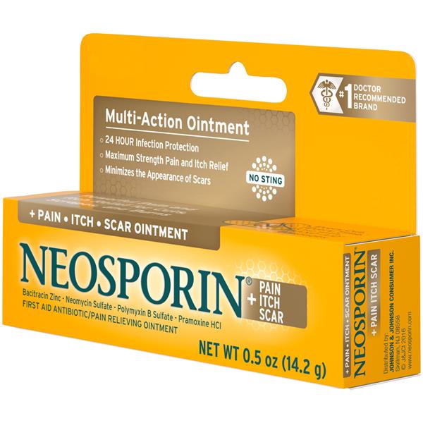 Neosporin MultiAction + Pain Itch Scar First Aid Antibiotic/Pain