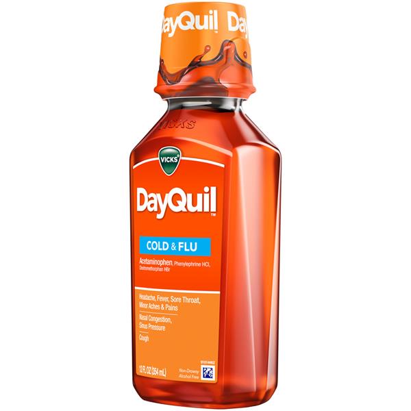 Vicks DayQuil Cold & Flu Relief Liquid HyVee Aisles Online Grocery Shopping