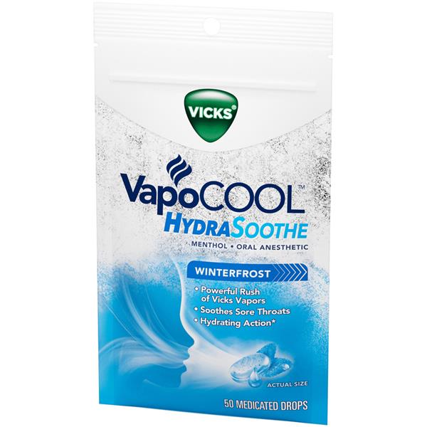 Vicks VapoCOOL Cool Blue Medicated Drops HyVee Aisles Online Grocery