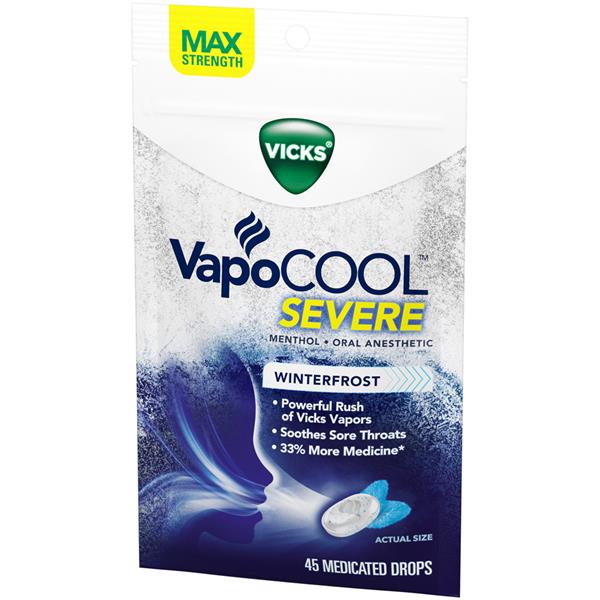 Vicks VapoCOOL Winterfrost Severe Medicated Drops | Hy-Vee Aisles ...