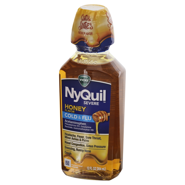 Vicks NyQuil SEVERE Honey Cold and Flu | Hy-Vee Aisles Online Grocery ...