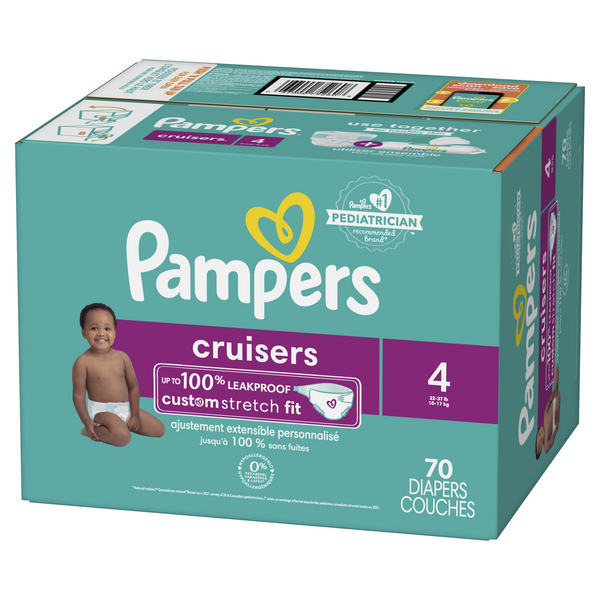 Pampers Cruisers Diapers Size 4 | Hy-Vee Aisles Online Grocery