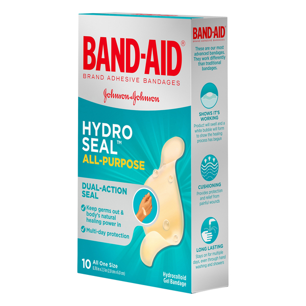 Band-Aid Hydro Seal All Purpose All One Size Adhesive Bandages | Hy-Vee ...