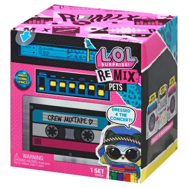 Remix Pets L.O.L. Surprise! Re Mix Pets, Unbox Song Lyrics 3+ | Hy-Vee Aisles ...