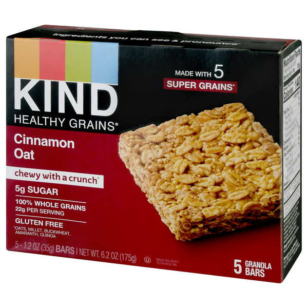 KIND Healthy Grains Cinnamon Oat Granola Bars 51.2 oz Bars HyVee