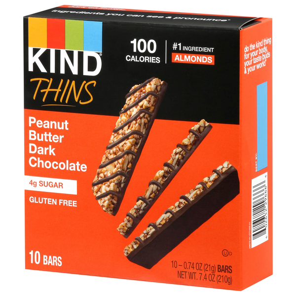 KIND Thins Peanut Butter Dark Chocolate Bars HyVee Aisles Online
