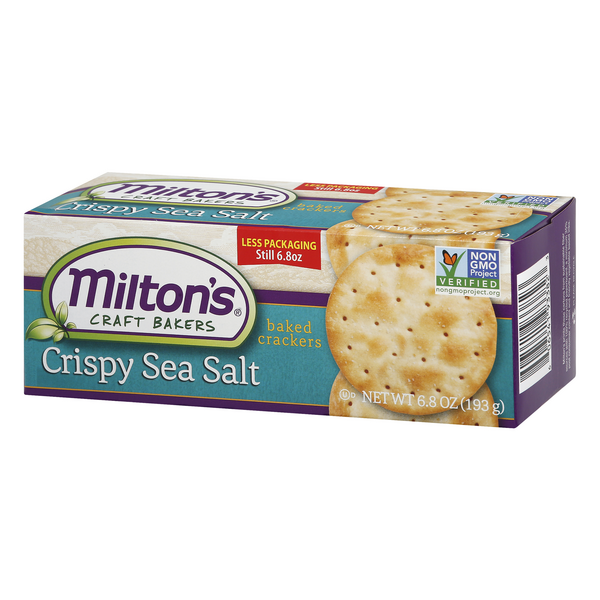 Miltons Baked Crackers, Crispy Sea Salt | Hy-Vee Aisles Online Grocery ...