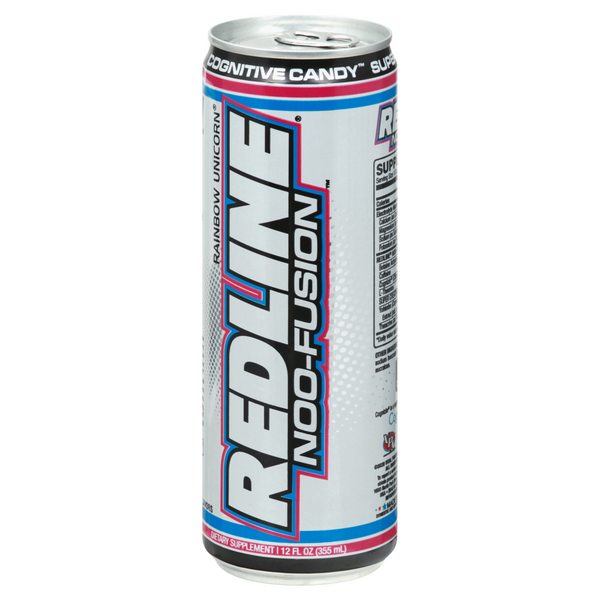 redline energy drink warning label