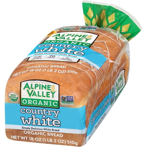 Alpine Valley Organic Country White Bread | Hy-Vee Aisles Online ...