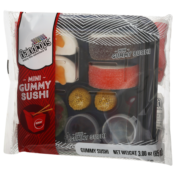 Raindrops Candy Gummy Sushi Bento Box