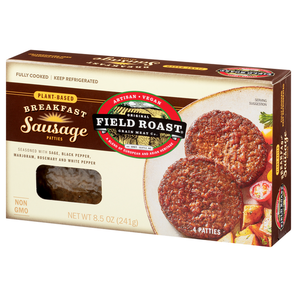 Field Roast Breakfast Sausage Patties, Plant Based 4Ct | Hy-Vee Aisles ...