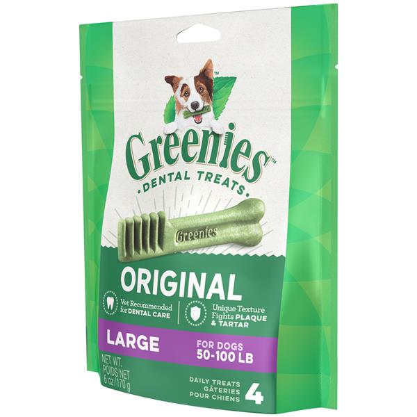 Greenies Original Large Dog Dental Treats 4Ct | Hy-Vee Aisles Online ...