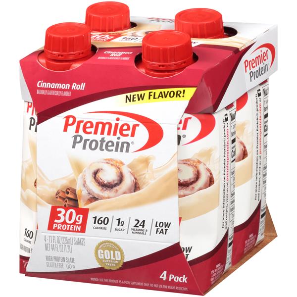 Premier Protein Cinnamon Roll High Protein Shake 4Pk HyVee Aisles
