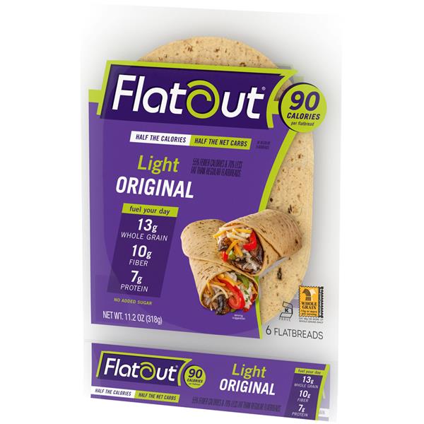 Flatout Light Original Flatbread 6Ct HyVee Aisles Online Grocery