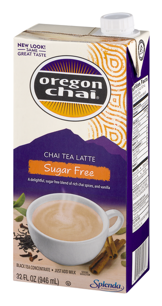 Oregon Chai Sugar Free Chai Tea Latte Black Tea Concentrate