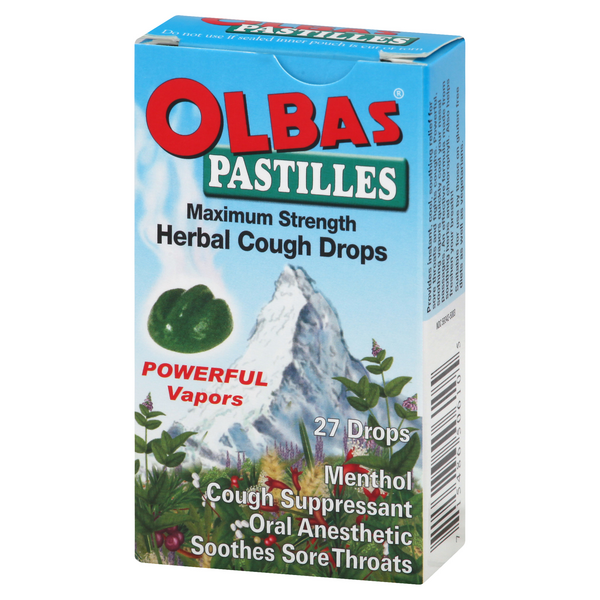 Olbas Pastilles Maximum Strength Herbal Cough Drops | Hy-Vee Aisles ...