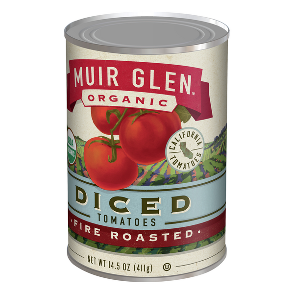 Muir Glen Organic Fire Roasted Diced Tomatoes Hy Vee Aisles Online Grocery Shopping