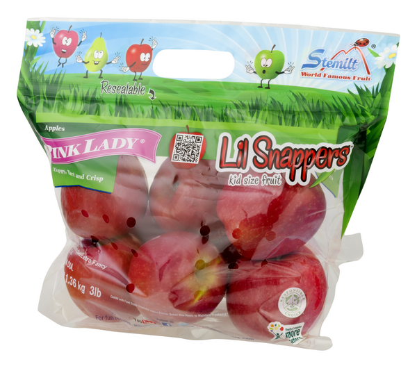 LIL SNAPPERS Organic Pink Lady Apples 3lbs. - Elm City Market