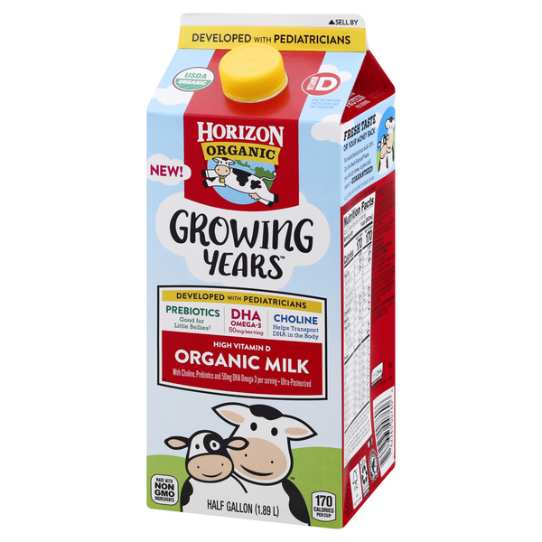 horizon organic growing years