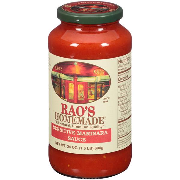 Rao's Homemade Sensitive Marinara Sauce HyVee Aisles Online Grocery
