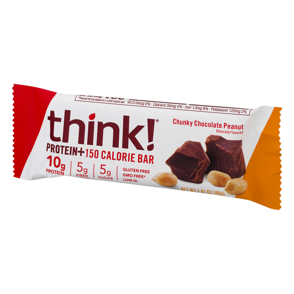 Think Protein Bar, Chunky Chocolate Peanut | Hy-Vee Aisles Online ...