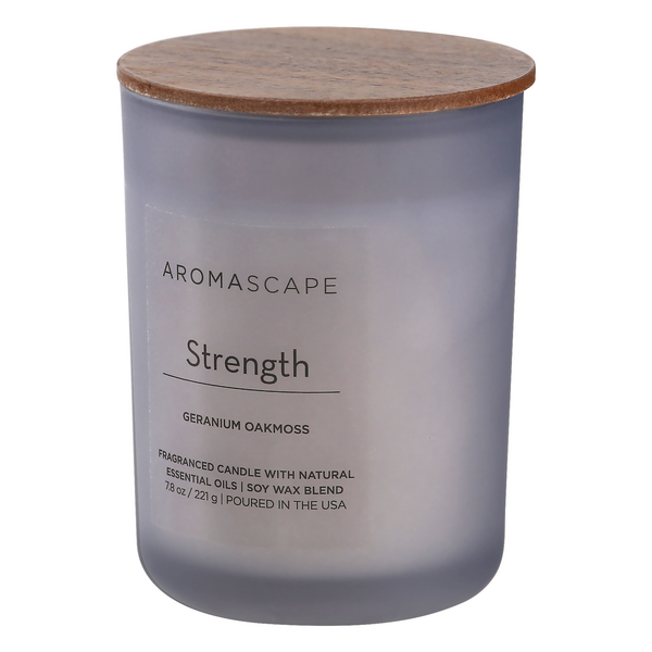 Aromascape Candle, Strength Geranium Oakmoss HyVee Aisles Online