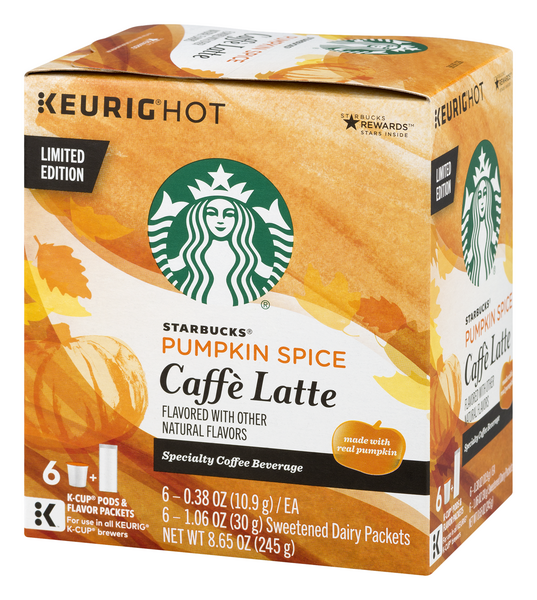 Starbucks Pumpkin Spice Latte K-Cups 