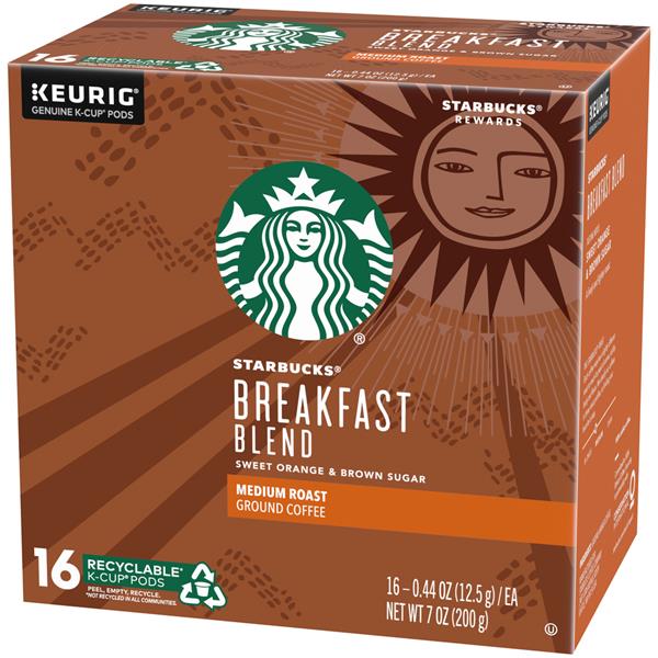 starbucks breakfast blend coffee k cups