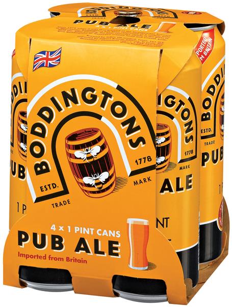 Boddingtons Pub Ale Beer 4 Pack Hy Vee Aisles Online Grocery