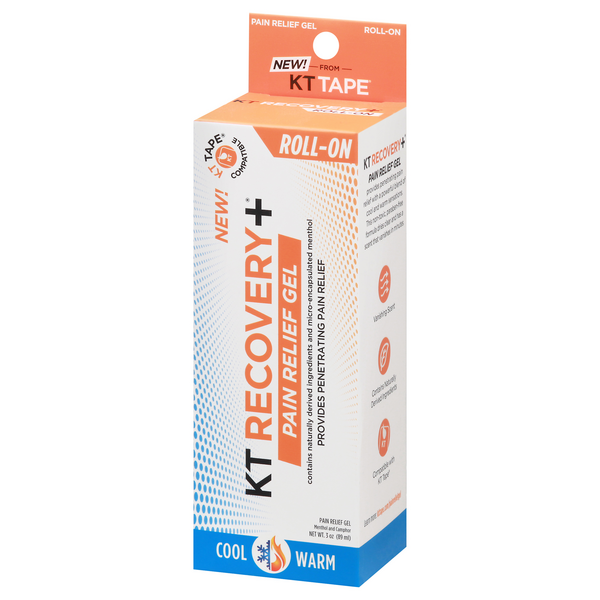 KT Recovery Pain Relief Gel Roll On HyVee Aisles Online Grocery Shopping