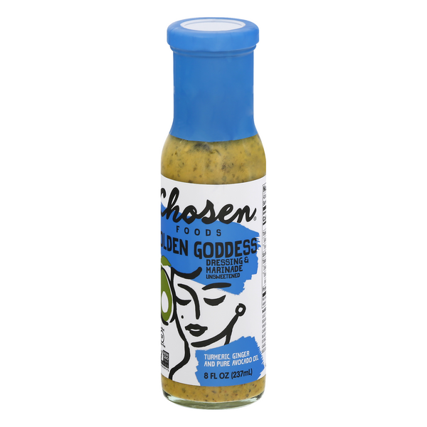 Chosen Foods Unsweetened Golden Goddess Dressing & Marinade 8 oz | Hy-Vee  Aisles Online Grocery Shopping