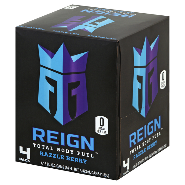 Reign Total Body Fuel Razzle 4pk | Hy-Vee Aisles Online Grocery